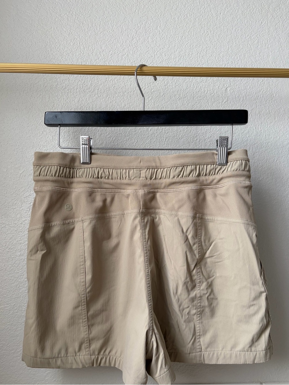 lululemon athletica Beige Athletic Shorts